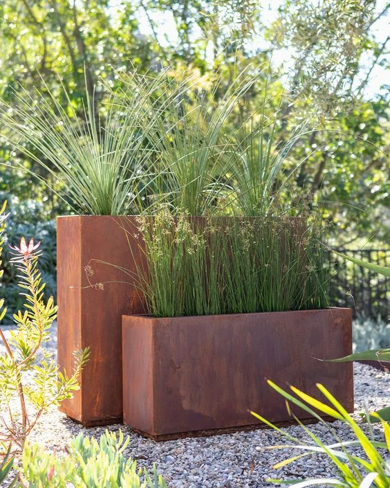 acero corten rectangular